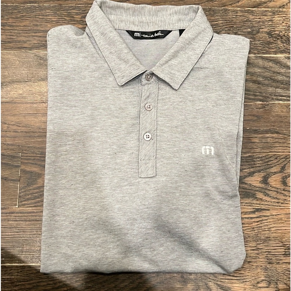 TravisMathew Men’s Golf Gray Polo Shirt! Size XL.